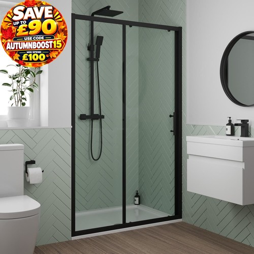 1200mm sliding shower - shower, 6mm