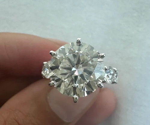7ct round lab grown cvd - round,
