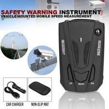 360°Full Band Laser Car Radar Speed Detector Camera Voice Alert Velocimetry UK