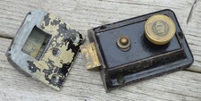 Vintage UNION Night Latch and Keep Only Deadlock Rim