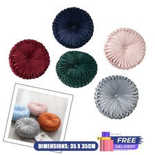 35 x 35cm Velvet Round Cushion