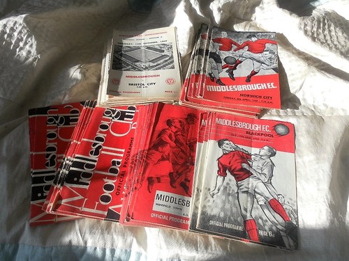 Middlesbrough home programmes - middlesbrough,