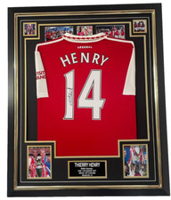 ** Framed Thierry Henry Signed