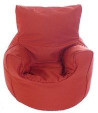 Cotton Terracotta Bean Bag Arm