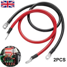 2PCS 50cm 12V Battery Cable