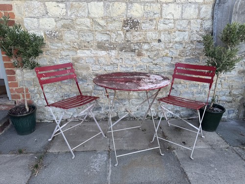 Vintage metal bistro - metal, 2
