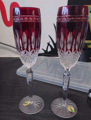 Waterford crystal ruby red - waterford, x2