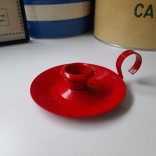 Vintage metal candle - metal,