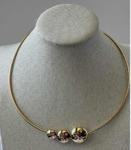 Vintage 1980s grosse collar - vintage,