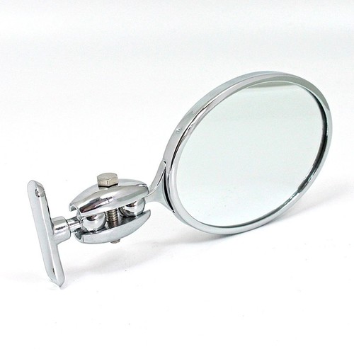 Vintage chrome plated - , oval