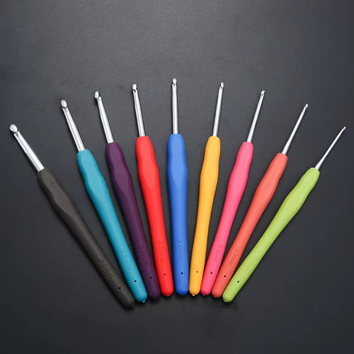 9pcs crochet hooks - 9pcs, soft