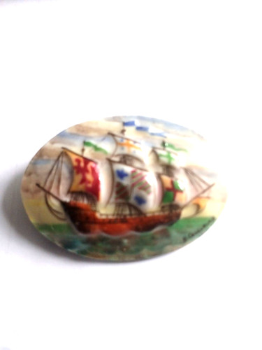 Vintage hand painted porcelain - painted,