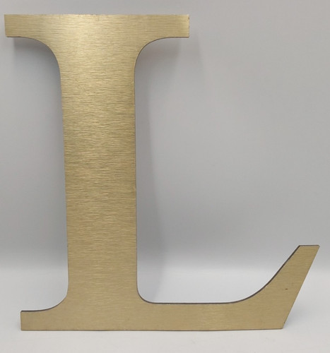 Reclaimed metal gold - 9.25",