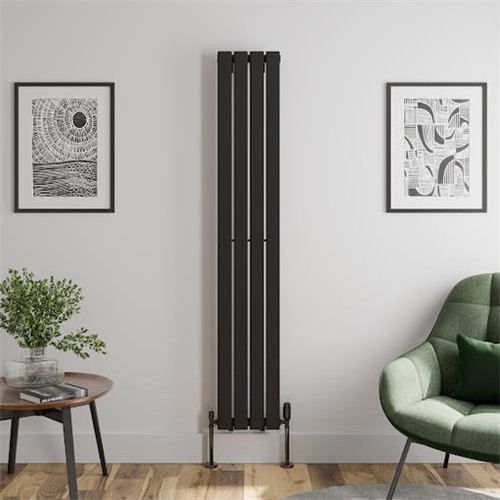 Vertical single flat panel - flat,
