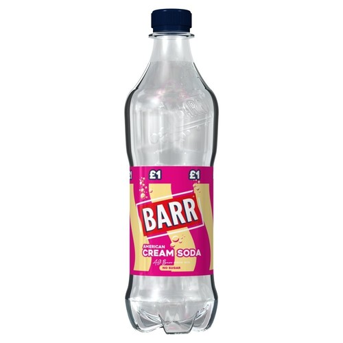 Barr cream soda soft - soda,