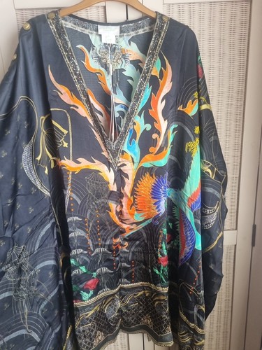 Camilla silk kaftan - silk,