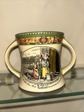 Vintage Double Handled Cup by Adam’s Milk Maids Cries of London