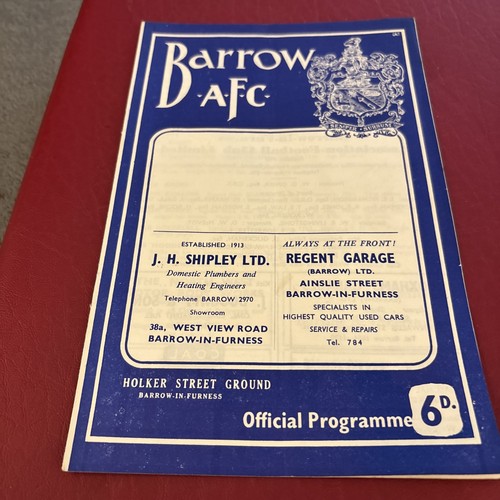 Barrow stockport 1964 - stockport, 1964/65