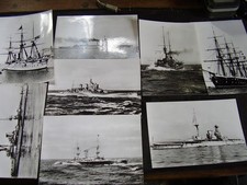  WARSHIP  13 X BLACK WHITE MILITARY  POSTCARDS HMS PLYMOUTH RENOWN DEVASTATION 