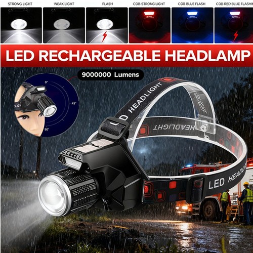 900000lm led head torch - 900000lm,