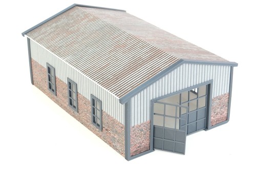 Scale garage building - scale,