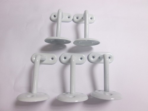 White stairs hand rail - hand,