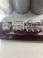 Swarovski train set on display