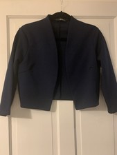 Quiz Navy Bolero Style Fitted