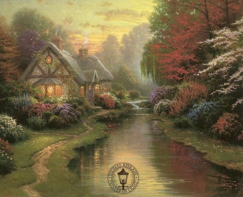Thomas kinkade quiet - thomas,