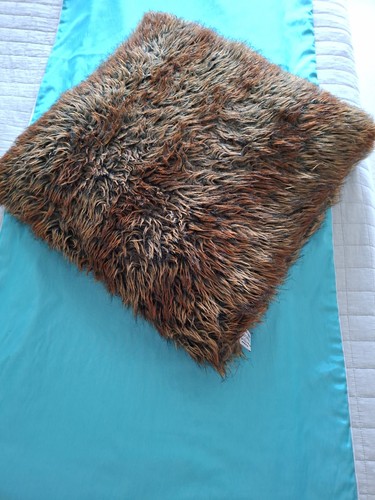 Vintage halo shaggy cushion - vintage,