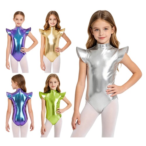 Kids girls metallic gymnastic - girls,