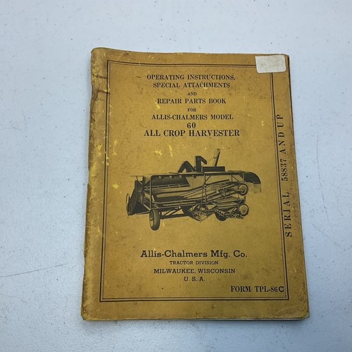 Allis chalmers all crop - allis-chalmers, 60