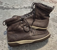 Womans ECCO Track 25M Bison Waxy Leather Walking Boots UK 5 EU 38