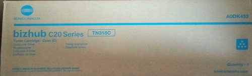 Genuine konica minolta tn318c - genuine,