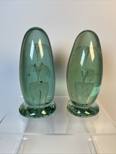 Pair Victorian Glass Dumps