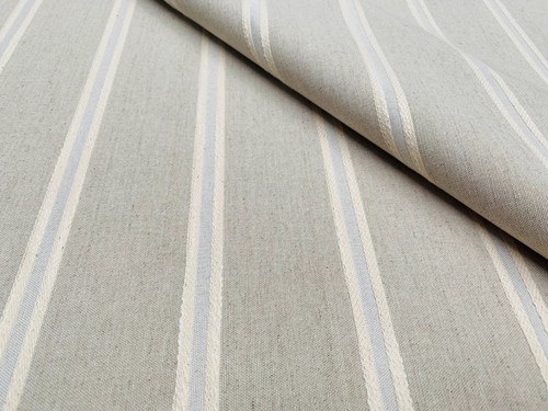 Linen look jacquard - jacquard, striped