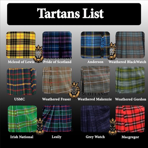Scottish tartan utility kilt - scottish,