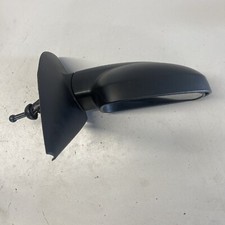 2009 CHEVROLET KALOS DRIVER RIGHT SIDE WING MIRROR BLACK 012278