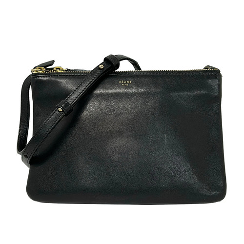 Celine trio black leather - celine,
