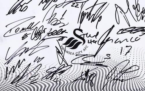 Football swansea city hand - -,