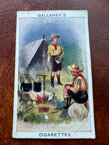 Gallaher cigarette card boy - card,