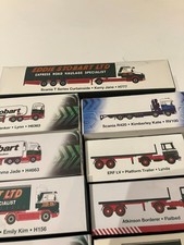 13 x Atlas Editions Eddie Stobart  1.76 Scale Diecast Collection, all Different