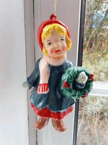 Vintage german plastic girl - german,
