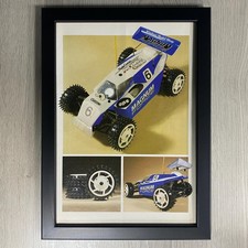 FRAMED SICCOM MAGNUM FORCE, VINTAGE RADIO CONTROLLED CAR ADVERT