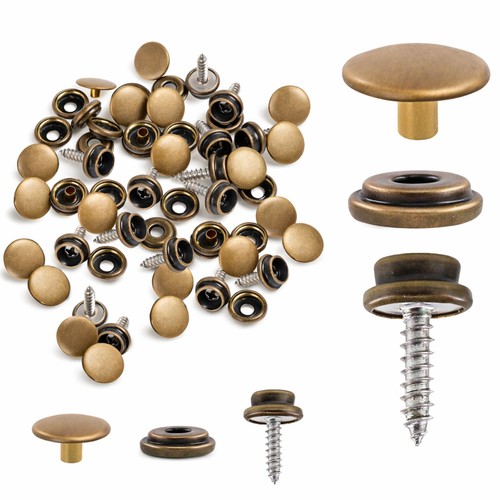 Heavy duty press stud - heavy, screw