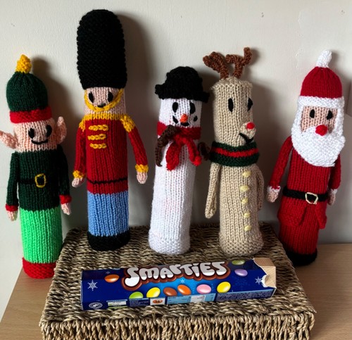 Hand knitted christmas - hand,