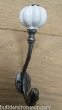 Antique Iron coat hooks