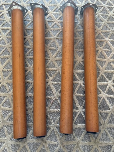 Wooden table legs - wooden, x4