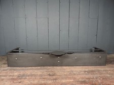Antique Victorian Steel  & Iron  Cottage Cooking Range Fender (MNZ 543)
