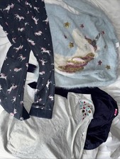 Girls 8-9 Years Clothes Bundle Bargain T-shirt Jumper Leggings Cardigan